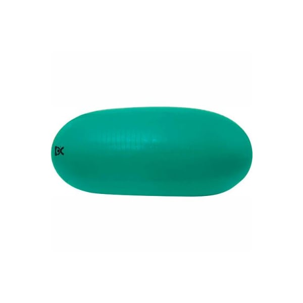 CanDo Inflatable Exercise Straight Roll, Green, 24" Dia. x 43"L